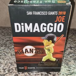 Joe DiMaggio San Francisco Giants / San Francisco Seals Bobblehead NIB Rare -NY Yankees