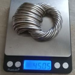 Pendant Or Broch Sterlng Silver 45 Grams