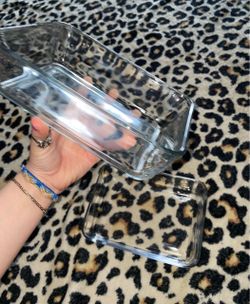 Clear Glass Baking Dishes Set of 2