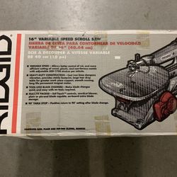 Rigid 16inch Scroll Saw