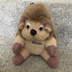 Vintage 1998 hedgehog plush dog toy
