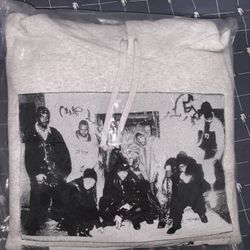 Supreme Wu-Tang Clan Hooded Sweatshirt Heather Grey Size Large