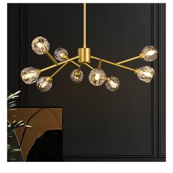 9-Light Sputnik Chandeliers