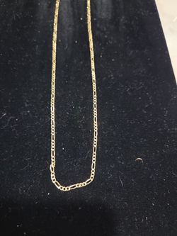 14K Gold Figaro Necklace