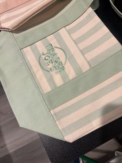 Trader Joe’s mini totes. Striped