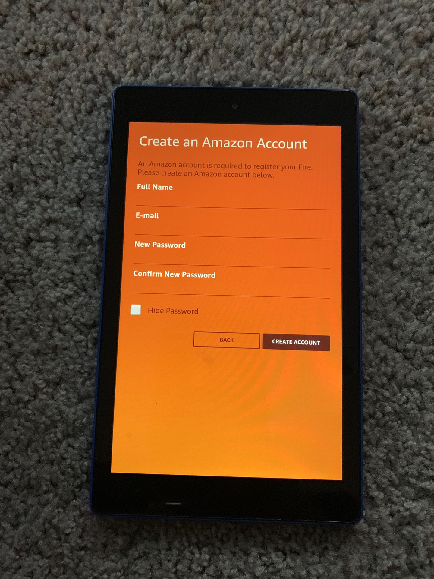 Amazon fire HD8 tablet 16 gb