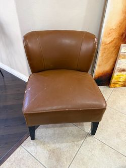 Title: $1 Brown Accent Chair – Great Restoration Project