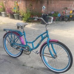Beach Cruising Bike Girl 