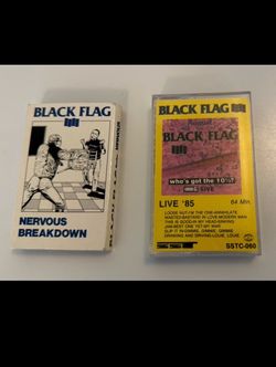 Black Flag - Nervous Breakdown and Who’s got the 10 1/2 cassette tapes