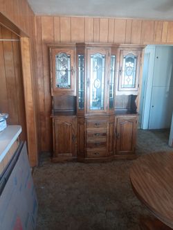 Solid Oak Hutch
