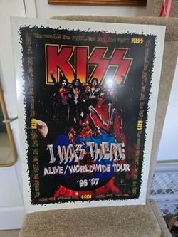 KISS BAND tin sign