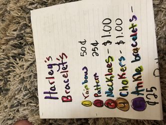 Harley’s bracelets