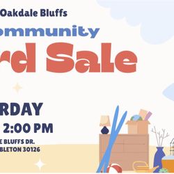 Community Yard Sale This Saturday 4/11