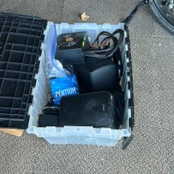 Box Of Old Gaming Parts