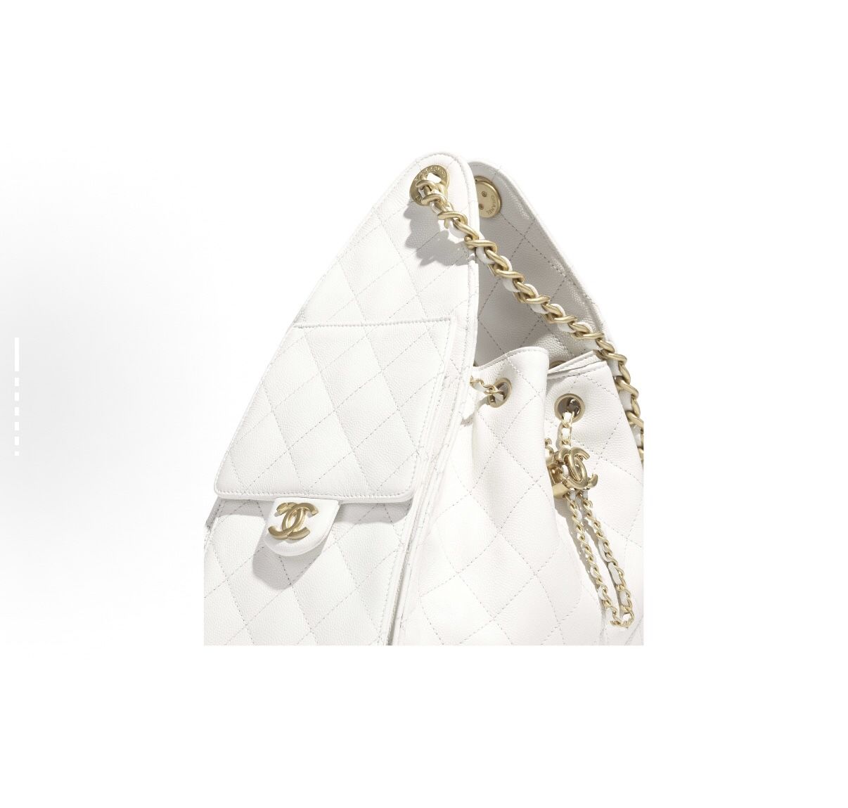 CHANEL 25Bag 25S Double C LOGO Diamond Leather Chain Grained Calfskin Wandering Bag Handbag Shoulder Bag Small Size Women's (p279)82