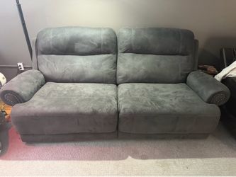 Recliner Couch grey