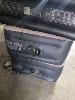 Air mattresses.