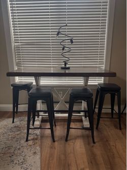 Table and chairs