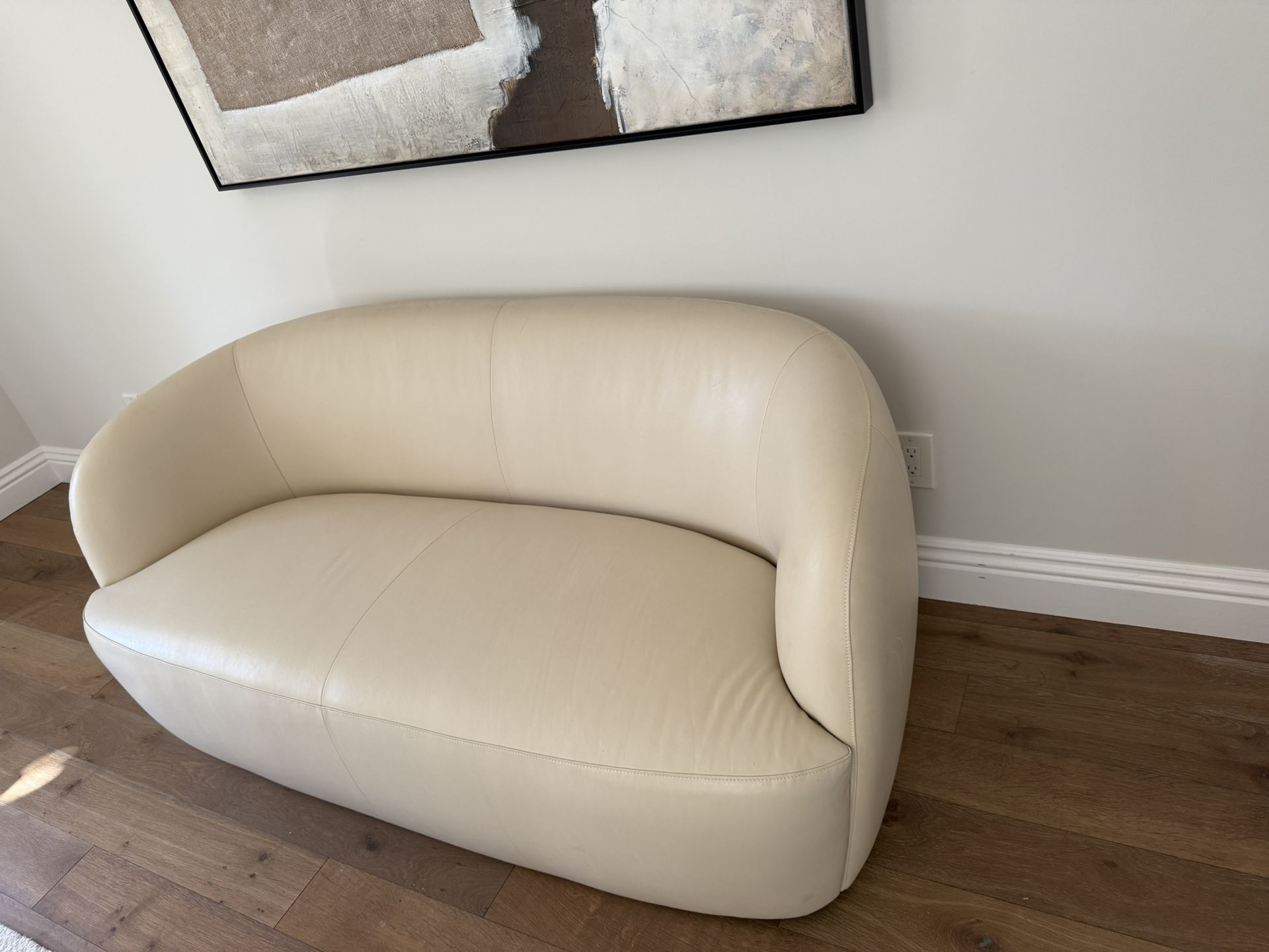 Leather Love Seat Couch