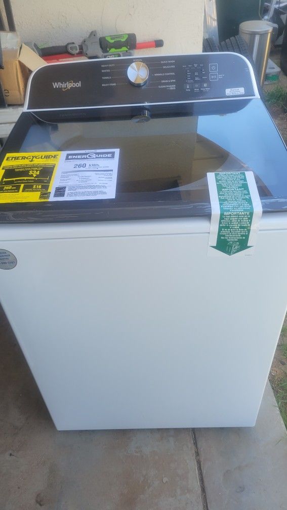 WHIRLPOOL HE WASHER BRAND NEW CAN DELIVER