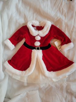 12 M Santa Christmas Dress Costume