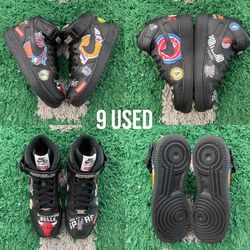 Nike Air Force 1 Mid Supreme NBA Black 