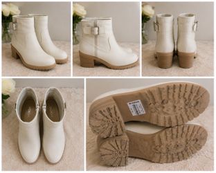 Brand New Beige Ankle Boots – Size 6.5