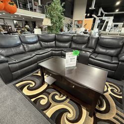 Power Recliner Sectional 