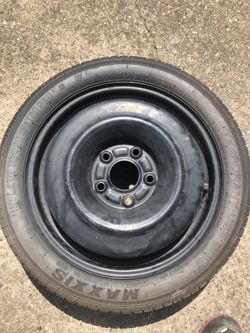 T14570R17 spare donut tire on rim new
