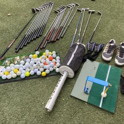 Assorted Golf Clubs / Golf Balls 