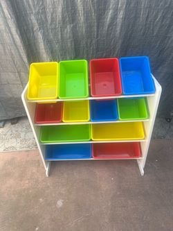 Toy bin organizer