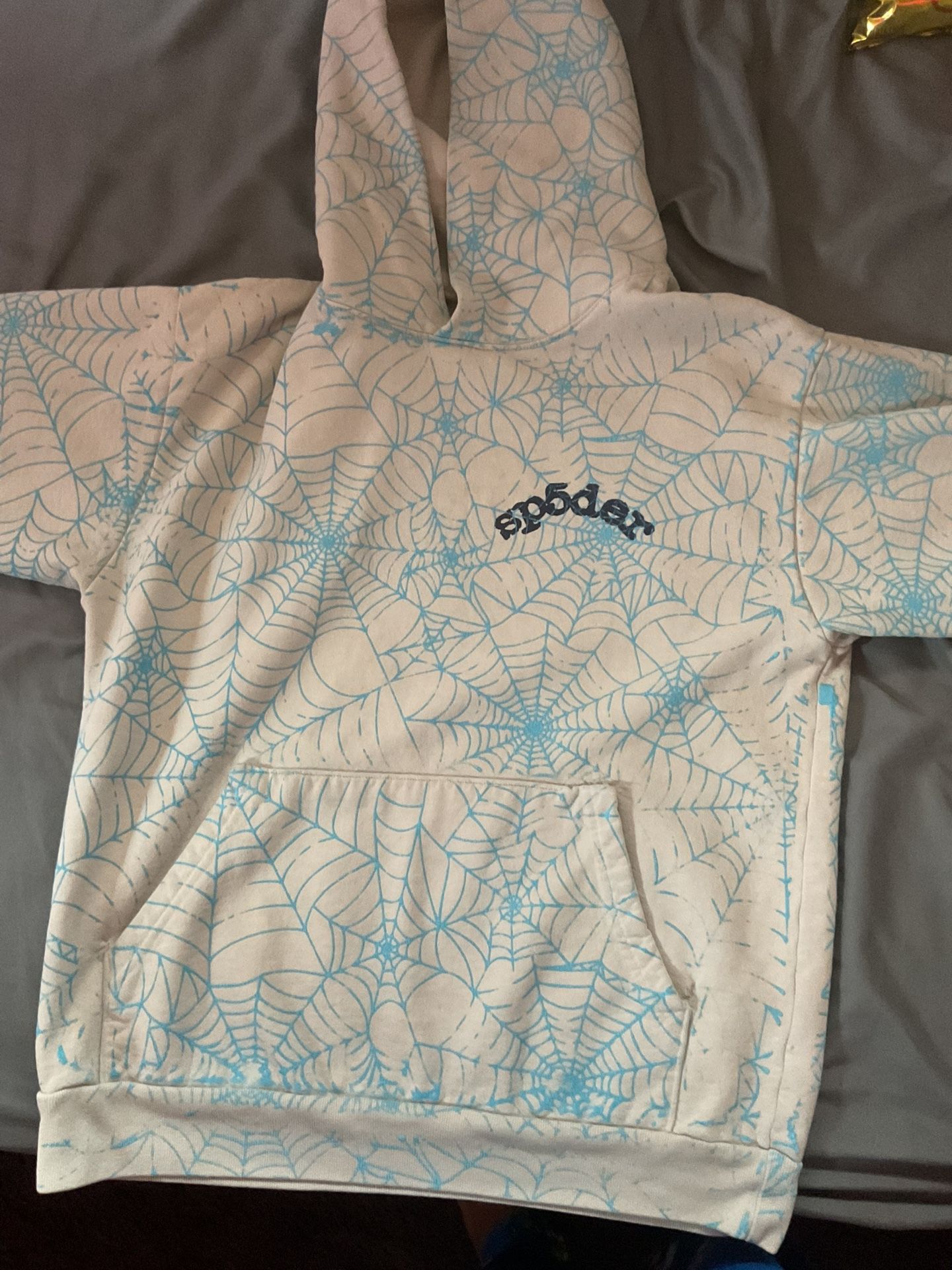 Aop Web Sp5der Hoodie 