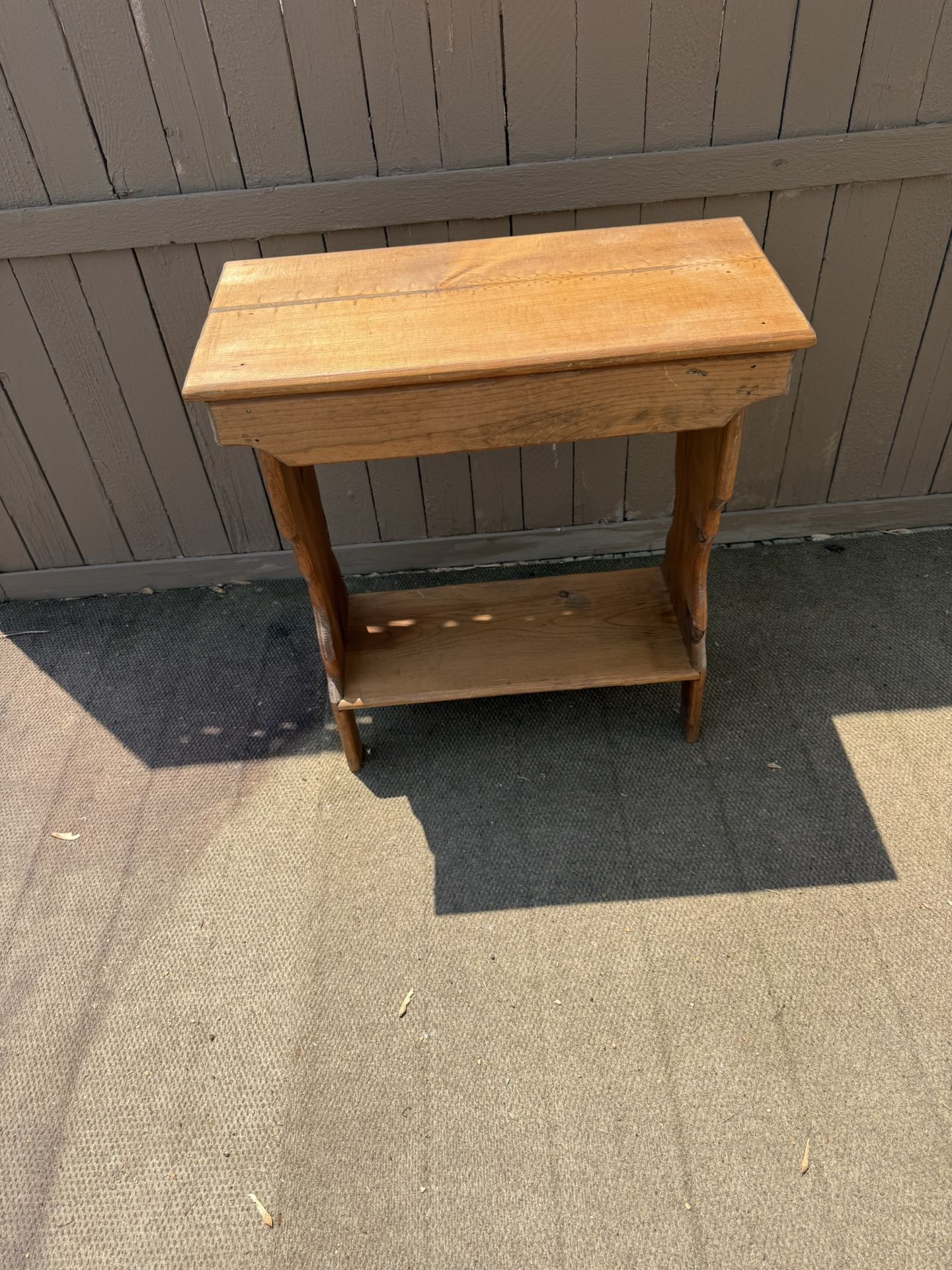 Wooden End Table