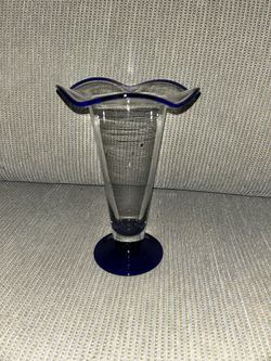 Hand blown vase