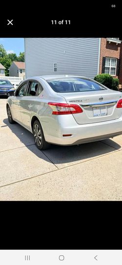 Nissan Sentra Silver 4-Door Sedan