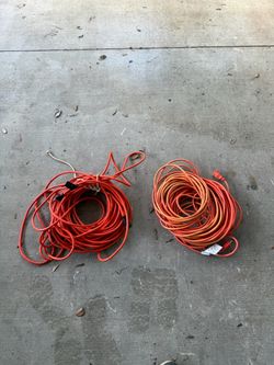 Orange Extension Cords 100ft