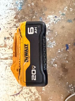 6ah Dewalt battery $60 must sell today
