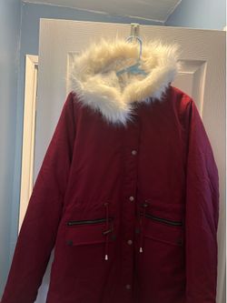 Winter Coats for Women, Women's Winter Warm Jackets Lined Thick Overcoat Hooded Puffer Down Jacket Zipper Parka Coat