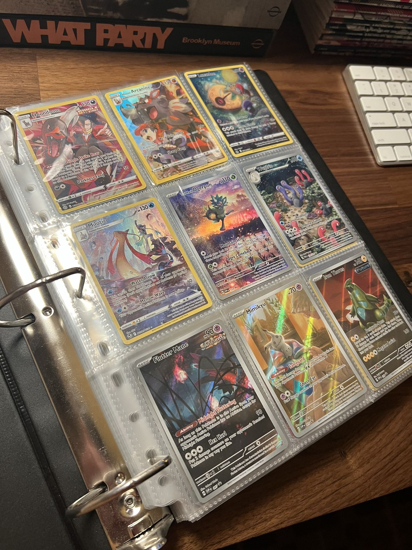 Binder of Pokémon cards