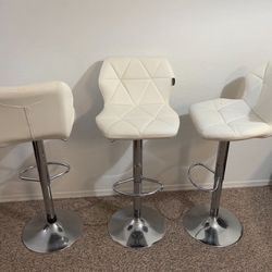 White Barstool Chairs