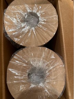 Water activates gummed tape reinforced
