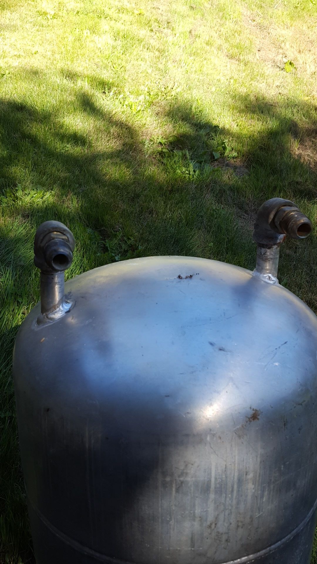 Aluminum propane hot water tank for your camper / travel trailer for