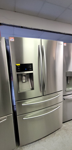 Samsung 4‑Door French Door Fridge – Stainless, Ice & Water