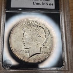 1924 Peace Dollar