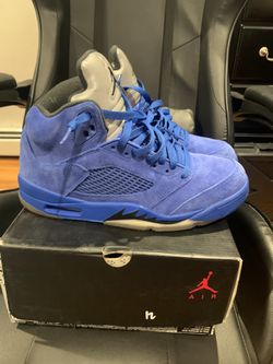 Jordan 5s Blue Suede for Sale in Little Falls NJ OfferUp