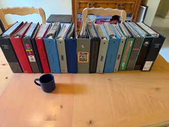 (17) Big Binders of Sports Cards!
