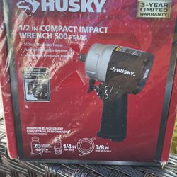 Husky Impact Wrench 500 Dr-lbs