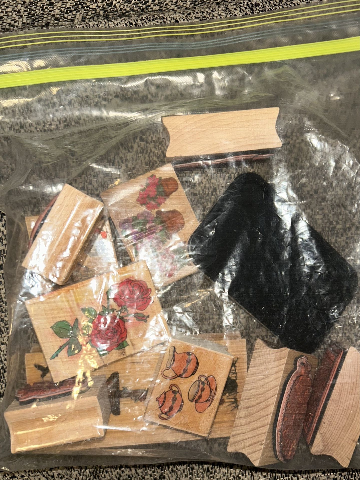 Wooden Rubber Stamps