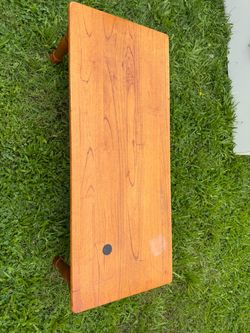 Tan coffee table