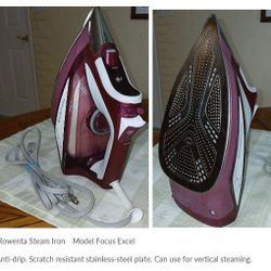 Steam Iron. Rowenta Brand.